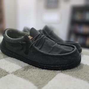 Men's Casual Black Loafers